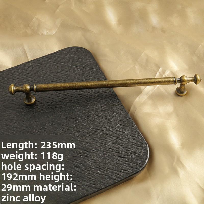 Bronze Solid Antique Brass Cabinet Handles Wardrobe Pull Cupboard Door Knob Kitchen Cabinet Handles Bronze Pulls