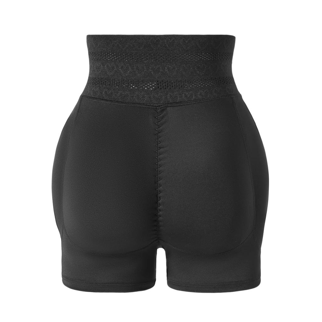 Shaping High Waist Tummy Control Pants Plus Size Button Waist Body Shaping Underwear Hip Enhancer Butt Lifter Anti-Exposure Hip Lift Pants