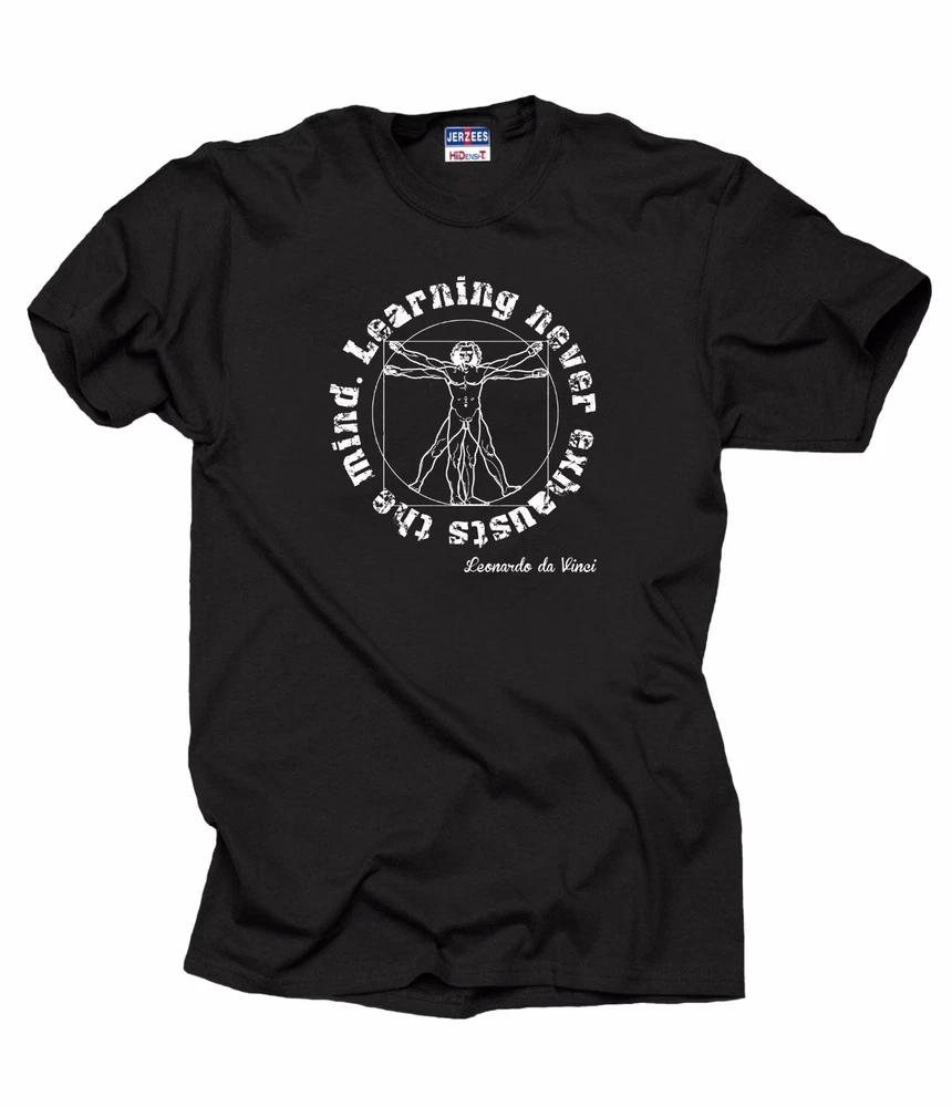Leonardo Da Vinci TShirt Back To School Tee Shirt S