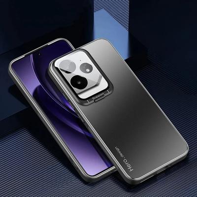 For Realme NEO 7 Case Metal Lens Camera Holder Cover for Realme NEO7 GT 6T GT6 T NEO6 SE Shockproof Matte Protect Kickstand Case