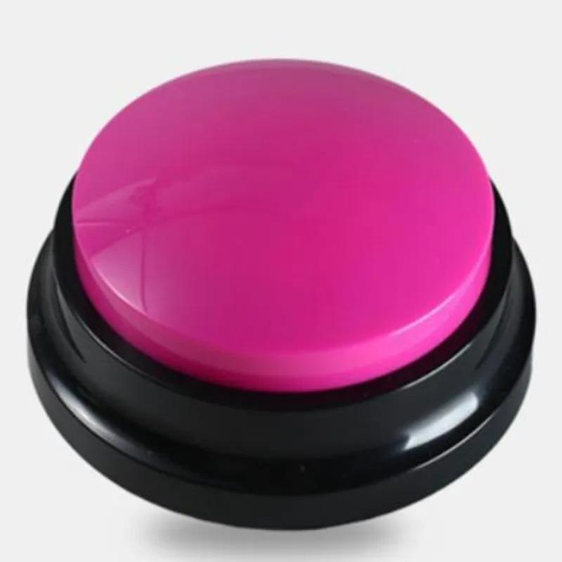 Dog Communication Buttons Voice Recording Button for Pet Training Buzzer Record Playback Funny Gift for Talking Pet Random Color