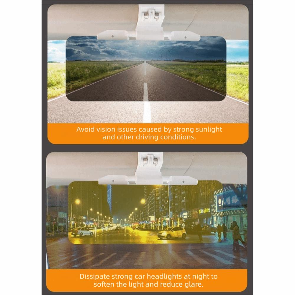 High-Transparent Anti Glare Sunshades Adjustable Night Driving Shield Eye Protection