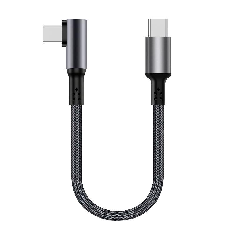 0.25/0.5m Short Double Type-C Data Cable for Huawei & Apple iPhone - PD Fast Charging.
