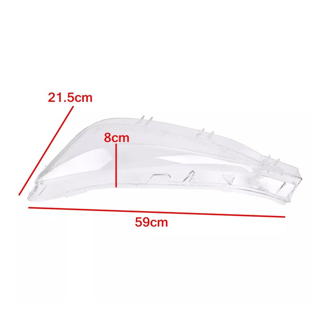 2PCS Xenon Headlight Headlamp Clear Lens Cover For BMW 3 Series F30 2016-2018