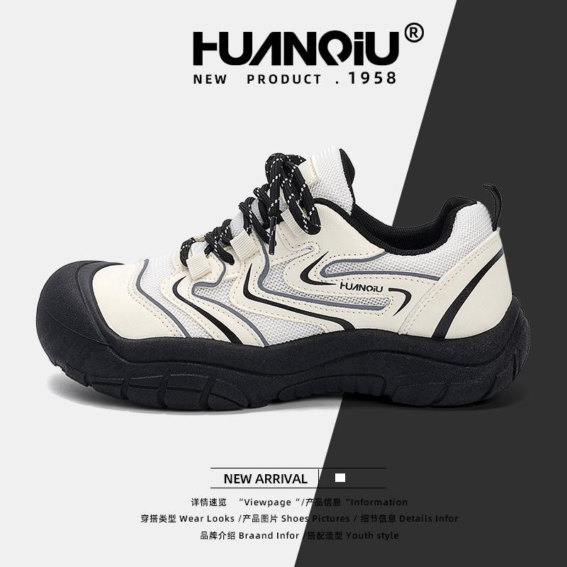 Global thick-soled heightening sneakers women's ZHQ5962 summer new versatile women's shoes mesh breathable hiking shoes