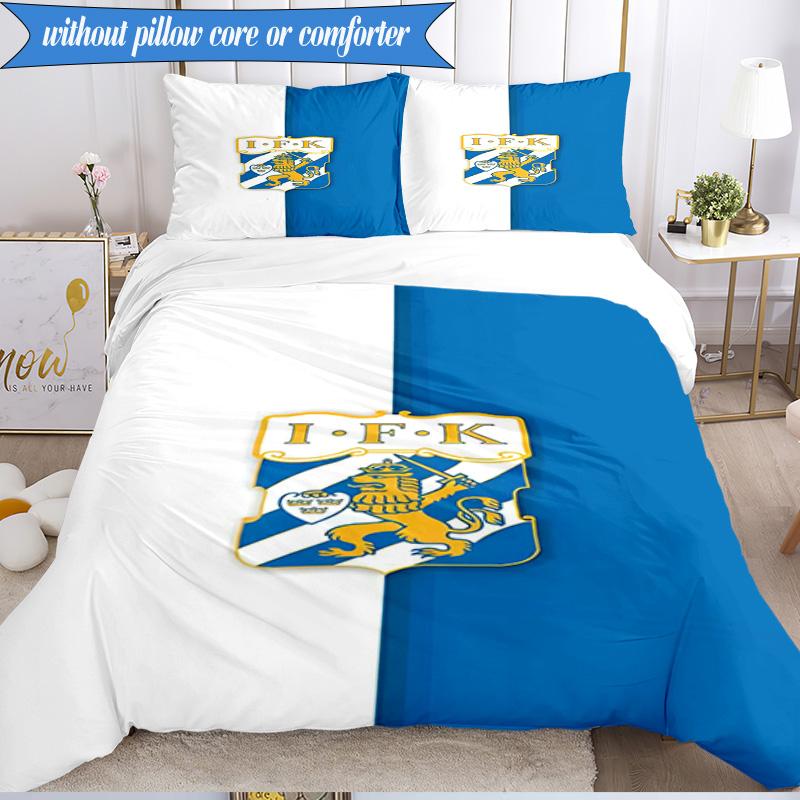 3PCS Ifk Lion Crest Emblem Bedding Set 2D Printing (Includes 1 Duvet Cover + 2 Pillowcases Coreless), Bedroom decor,Fan gift