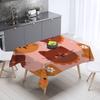 Cartoon Animal Print Durable Rectangle Tablecloth - Scratch-Resistant For Restaurants, Cafés & Service
