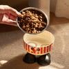 High-legged Cute Cat Food Bowl Cartoon Puppy Water Feeder  Cat Feeder Supplies