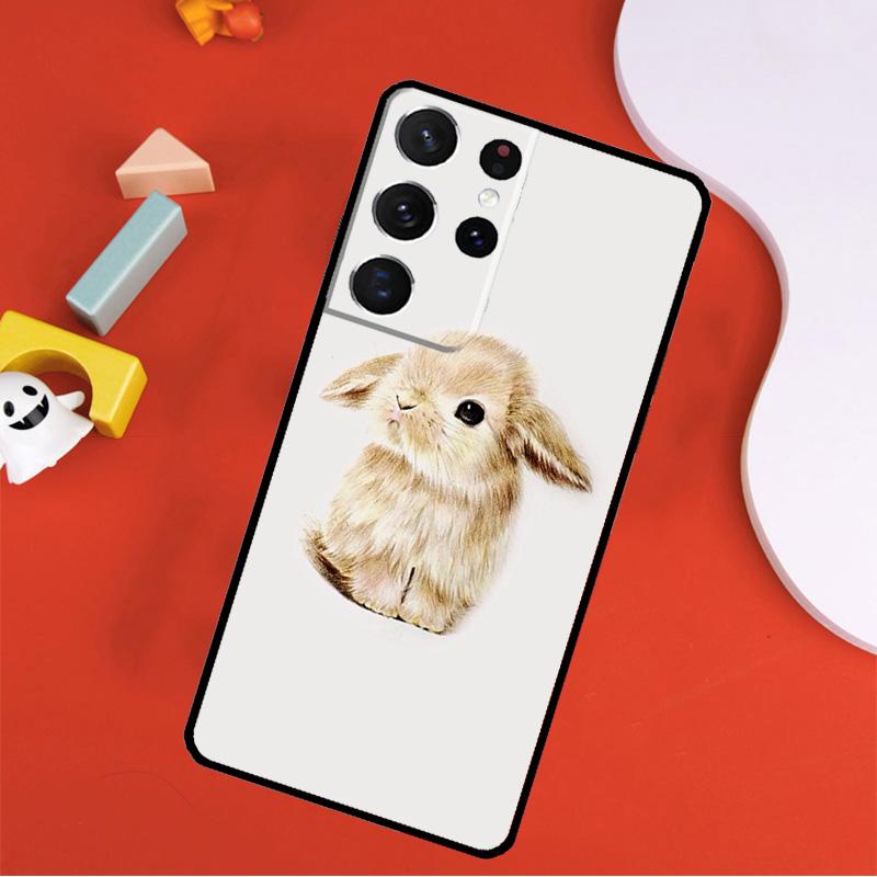 Rabbit Phone Case For Samsung Galaxy S25 Ultra S24 Ultra S9 S10 S20 S21 S22 S23 Plus S24 FE Cover
