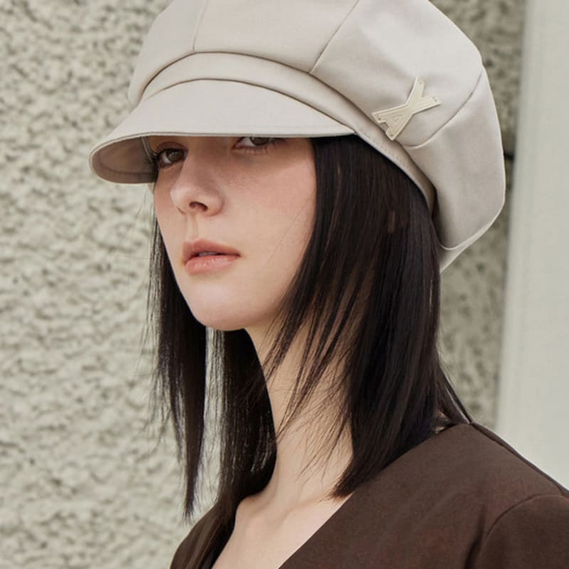 

VARZAR VA Patch High Crown Dart Cap Beige FREE