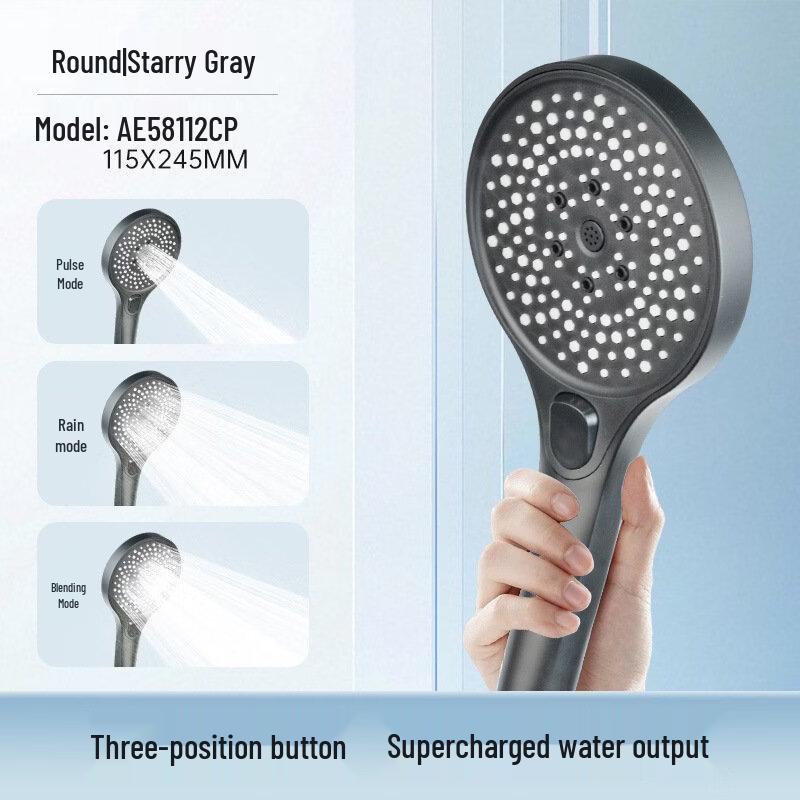 TLXT High-Flow Handheld Shower Head