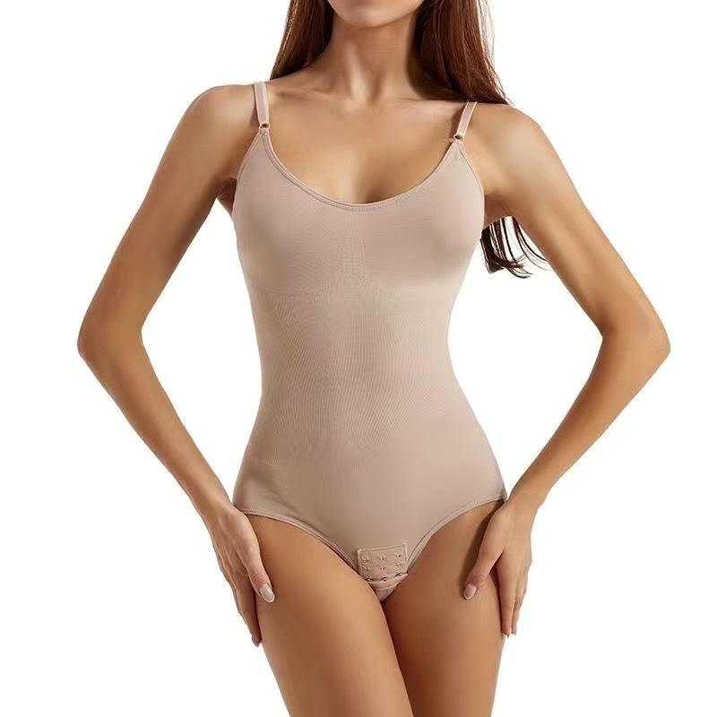 XXS Seamless Bodysuit with Breast Pads: Women's Tummy Control, Hip Lift, Shaping Camisole Girdle.