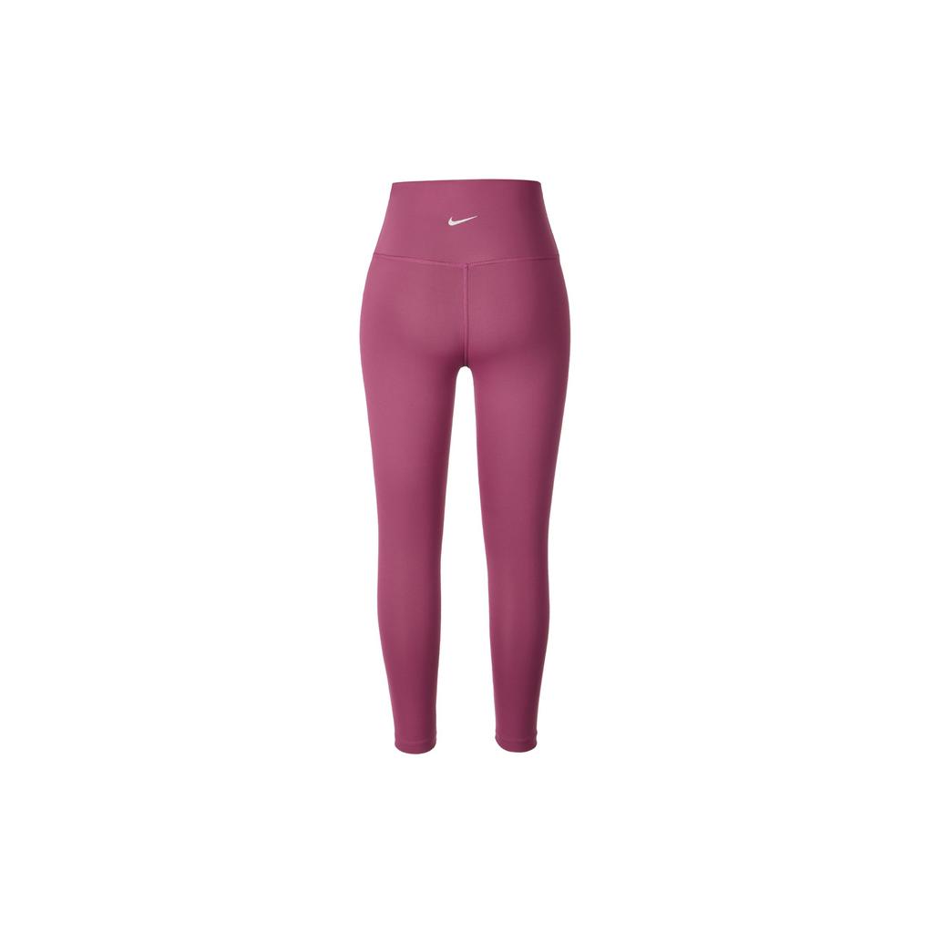 Nike Solid Color Elastic Tight Fitness Pants Women Bottoms Red DM7024-653