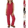Lässiges und bequemes zweiteiliges Set für Jungen und Mädchen
