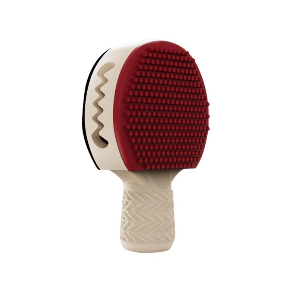 Durable Badminton Shape Dog Chew Molar Toy Self Playing Rubber Bite Resistant Toy Bite-resistant Training Dog Toy Dog