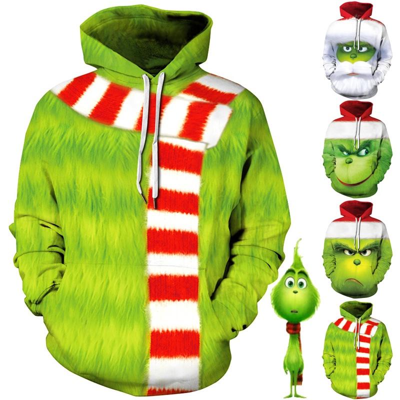 Rascal Monster Green The Mens Hoodie Jacket Shirts Sweater Custume Xmas
