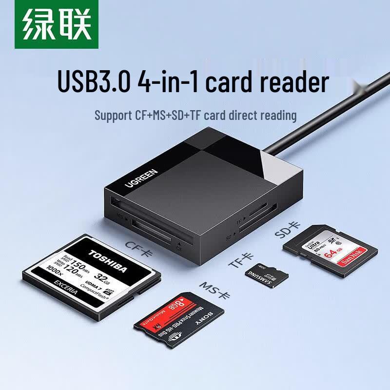 UGREEN USB 3.0 4-in-1 SD/TF/CF Card Reader