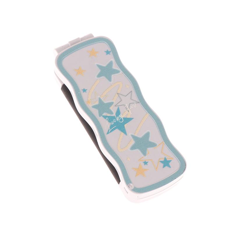 Mini-Haarbürste, faltbarer Massagekamm, Kopfmassage, antistatisch, tragbare Reise-Haarbürste, Mädchen-Haarkämme mit Spiegel