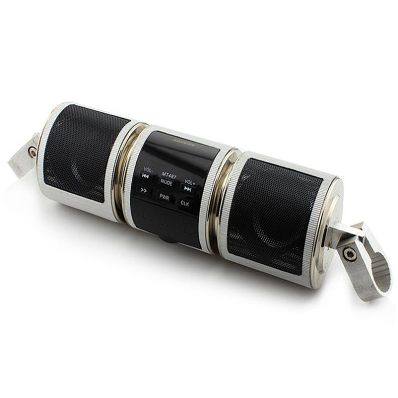Motorcycle Outdoor Bluetooth Audio with Radio and Waterproof Integrated Subwoofer 12V DC Modified Motorcycle Accessories