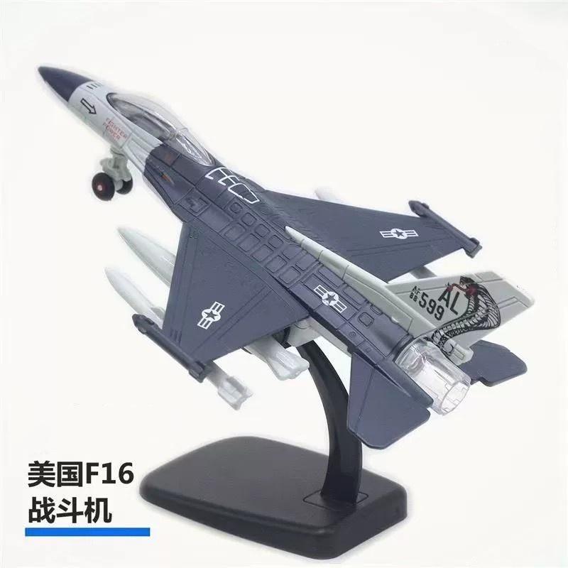 Toys Airplane F16/F18/F35/F117A Aircraft Scale USA Fighter Metal Alloy Souvenir Plane Collection Boys Christmas Gift