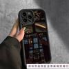 Aircraft Cab Night Scene for iPhone16promax Mobile Phone Case Apple 16/15 Silicone 13 Soft X Anti-drop