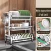 ZISIZ 3-Tier Kitchen Dish Drying Rack