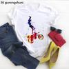 Im A Simple Unisex I Love Motorcycle And Wine Letter Print Tshirt Unisexs Clothing Watercolor Flowers Tshirt Femme Streetwear