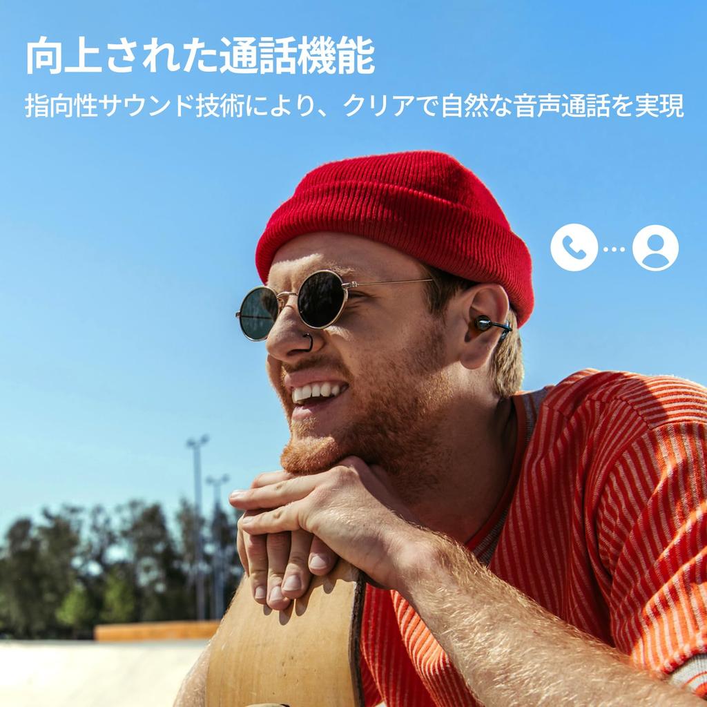 MUZEN Trickle Wireless Bluetooth Noise 38 Hours Fast Flexible Earbuds, 5.4, Cancelling, Hi-Fi Sound, Playtime, Charging, C-Bridge, (Black)