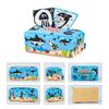 Tissue Box Toddler  Toy Babies Sensory Toy with Crinkle Paper & Rainbow Dance Scarves Infants Learning Toy
