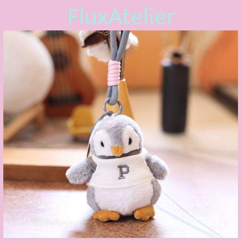 Plush Penguin Small Keychain Cute Cartoon Fluffy Fabric Kid Teen Dolls Gift