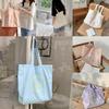 Spacious Street Style Embroidered Canvas Tote Bag For Women Ideal For Students