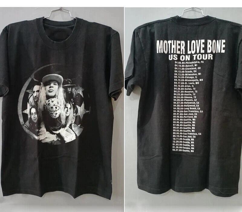Футболка Mother Love Bone Shaka В тур 2-сторонняя базовая черная футболка M