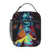 Doey Doughman Horror Pianosaurus Isolierte Lunchtasche für Damen Kinder Auslaufsichere Lebensmittelboxen Thermische Lunchbox Tragetasche