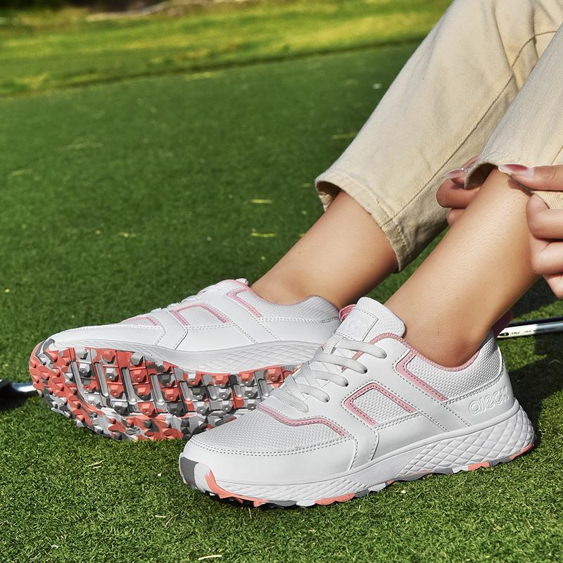 Nepromokavé golfové boty Dámské Prodyšné Golfové tenisky Muži Sportovní boty bez hrotů Vycházkové outdoorové sporty Golfová obuv