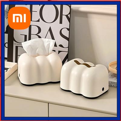 Boîte à mouchoirs murale de luxe créative en forme de nuage de lait, porte-serviettes en papier décoratif, design élégant et multifonction