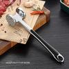Solid Double Sided Meat Hammer Breaking Tendon Hammer Slapper Heavy Duty Durable Meat Loosening Hammer Needle Kitchen Tool