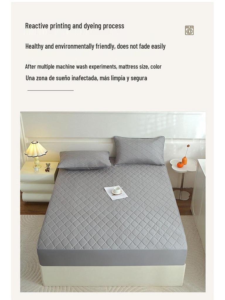 Waterproof Quilted Fitted Sheet: Machine Washable Incontinence Mattress Protector & Topper for US Standard Beds