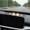 New Creative Car Navigation Screen Rear Mirror Cute Chick Straw Pile Supplies Accessories Car Center Console Ornament Decoration