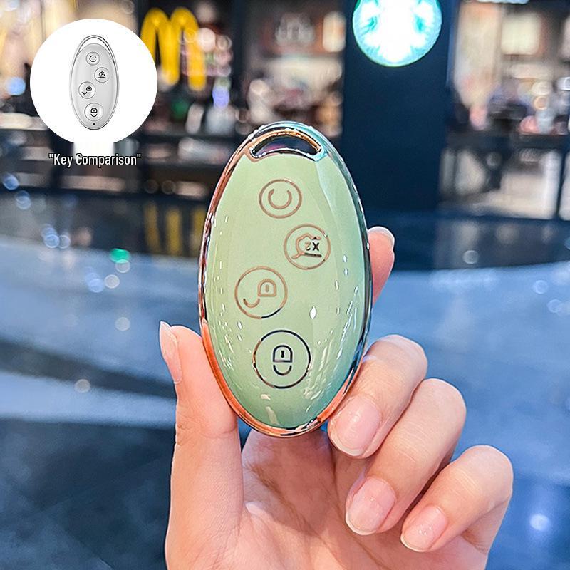 Compatible Key Case for BYD Models: Dolphin, Han, Qin Plus DMi, Song Pro, Yuan, Tang, Seagull EV, Destroyer 05, Seal 06