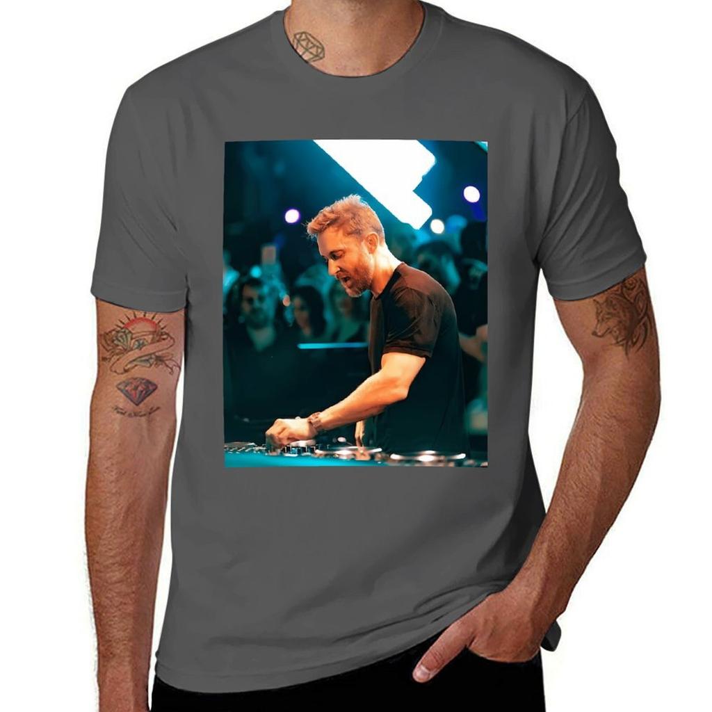 David Guetta Tshirt Plus Size Summer Casual Tshirt