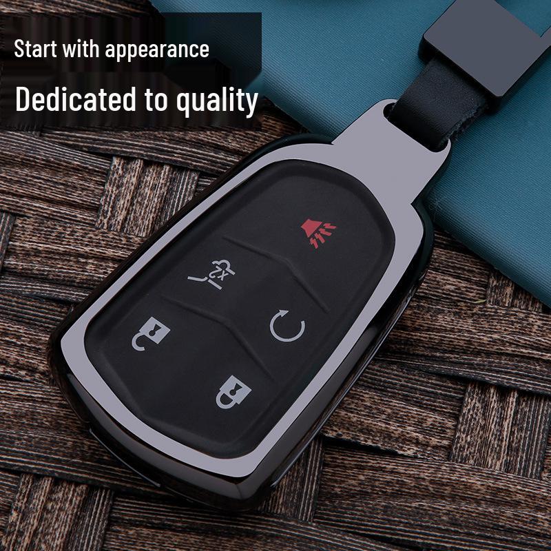 Cadillac Key Case: Fits XTS, XT5, XT6, CT6, XT4, CT4A, CT5 models.