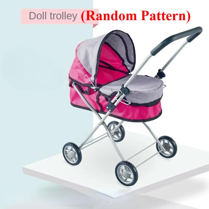 Doll Stroller for Kids Foldable Baby Toy Doll Stroller Lightweight Pretend Play Best Christmas Birthday Gift for Girls & Boys