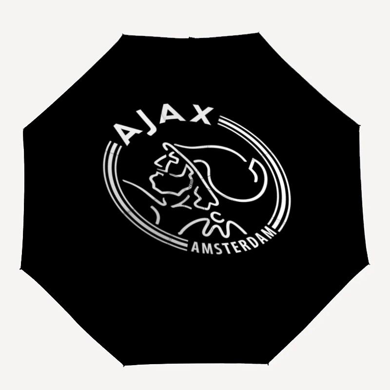 1pc Ajax FC Umbrella, Sun Protection, And UV Shielding. It Has Eight Sturdy Ribs for Outdoor Use And Perfect As a Holiday Gift