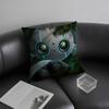 The W-Wild Robott Cartoon Cushion Cover Pillowcase Ultra Soft Skin Friendly Fabric Cloud Like Comfort & Concealed Zipper