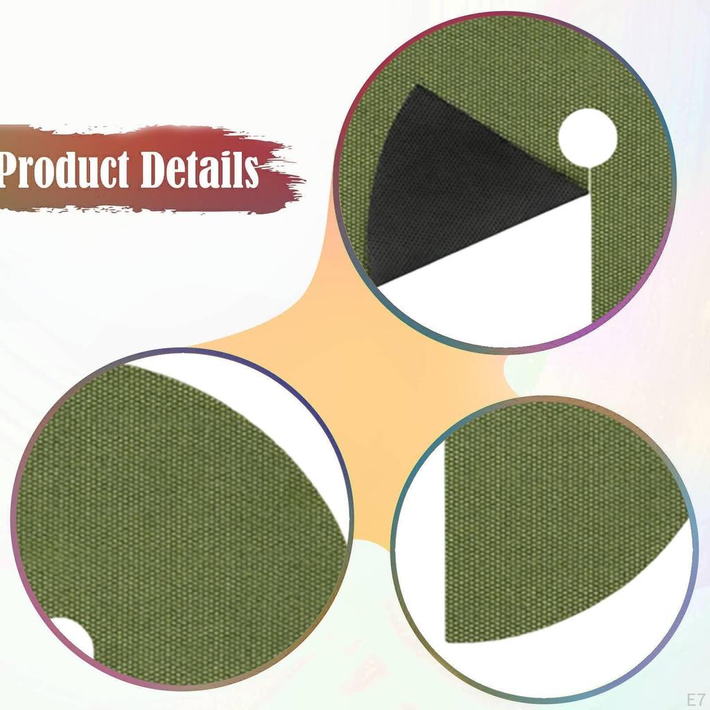 10 Pieces Mats Landscape Cloth Portable Protection Mulch Plant Covers for Garden Indoor Outdoor