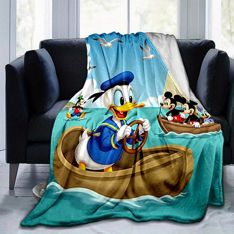 1pc, Disney's Donald Duck and Friends Adventure Blanket - Seasonal Universal, Home Decor, Soft Flannel Throw Blanket - Versatile & Cozy for