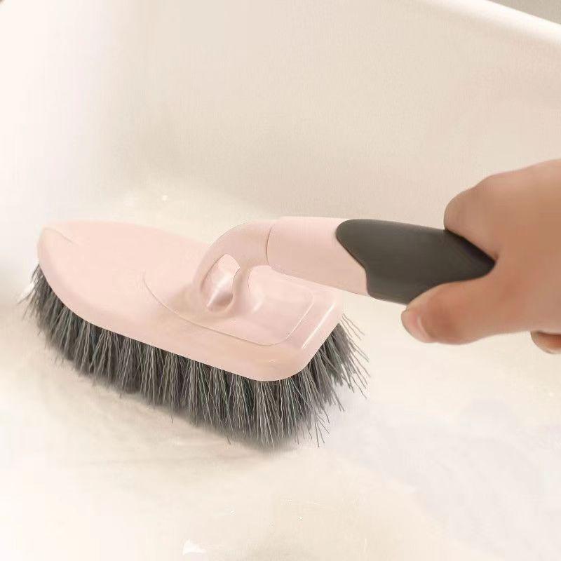 1pc Hard Bristle , Multi-functional Cleaning Brush, Floor Brush, Long Handle Shoe Brush, Toilet Brush, Cleaning Gadget