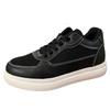 Unisex Couple Low‑Top Board Shoes, Invisible Inner Height Increasing Skate Shoes, Spring Autumn White Sports Casual Shoes For Men Women