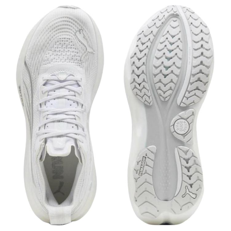 Puma ForeverRun Nitro 2 Wide White Silver Men Sneakers 311050-02