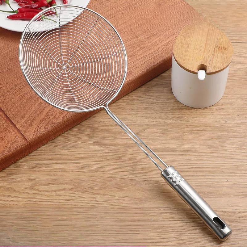 

16cm Steel Handle Stainless Steel Wire Oil Leakage Fishing Tool for Baking Frying and Cooking Noodles in Household Kitchen